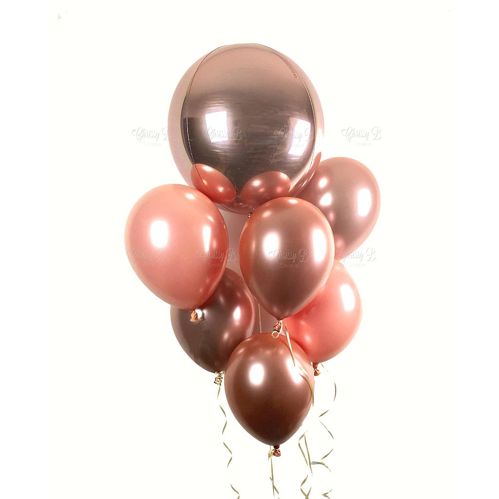 [2 pcs 18 inch/1 pcs 18inch heart /7 pcs 12 inch] مجموعة بلالين نفخ