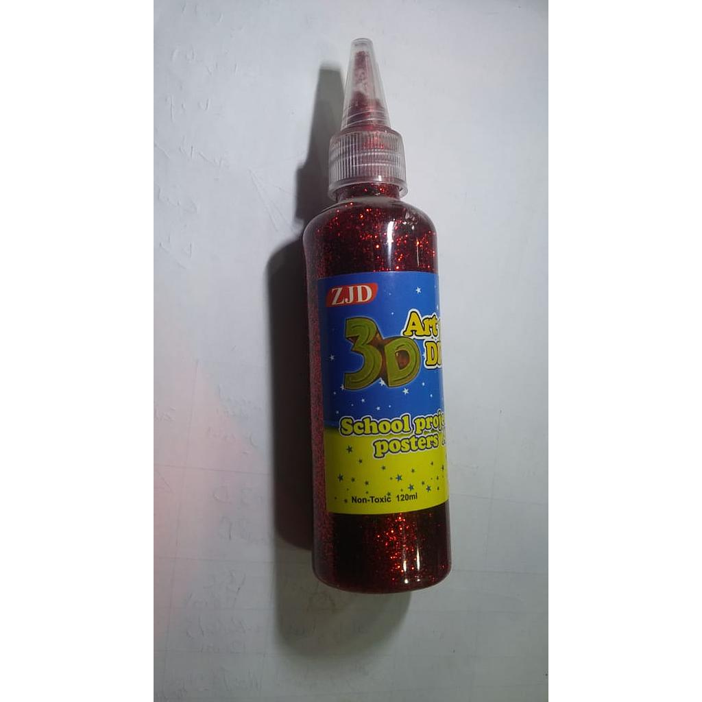 [3D 120ML] صمغ فن لميع ZJ.D