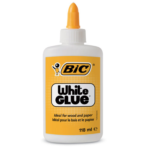 [White Glue BIC 118ML] صمغ فن لميع BIC