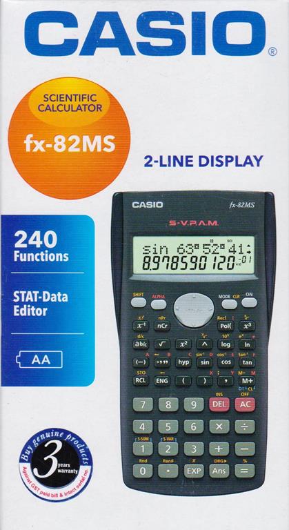 [fx-82MS] CASIO scientific