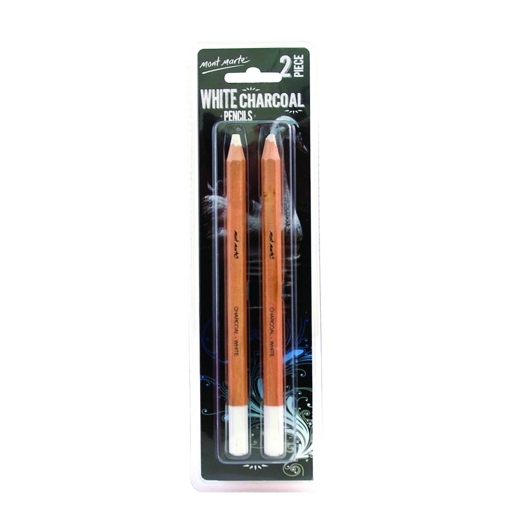 [2 pcs] اقلام رصاص white charcoal