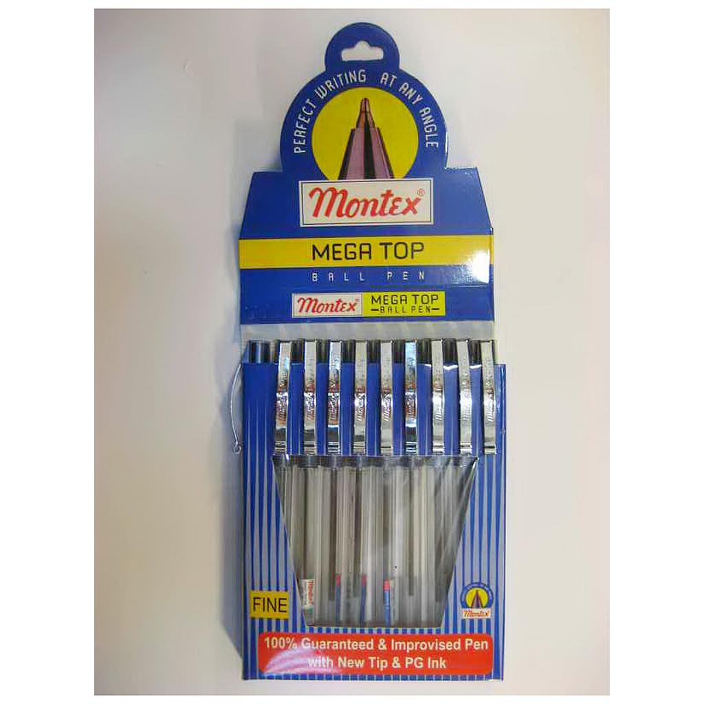 [10 pcs] علبة أقلام حبر montix mega top