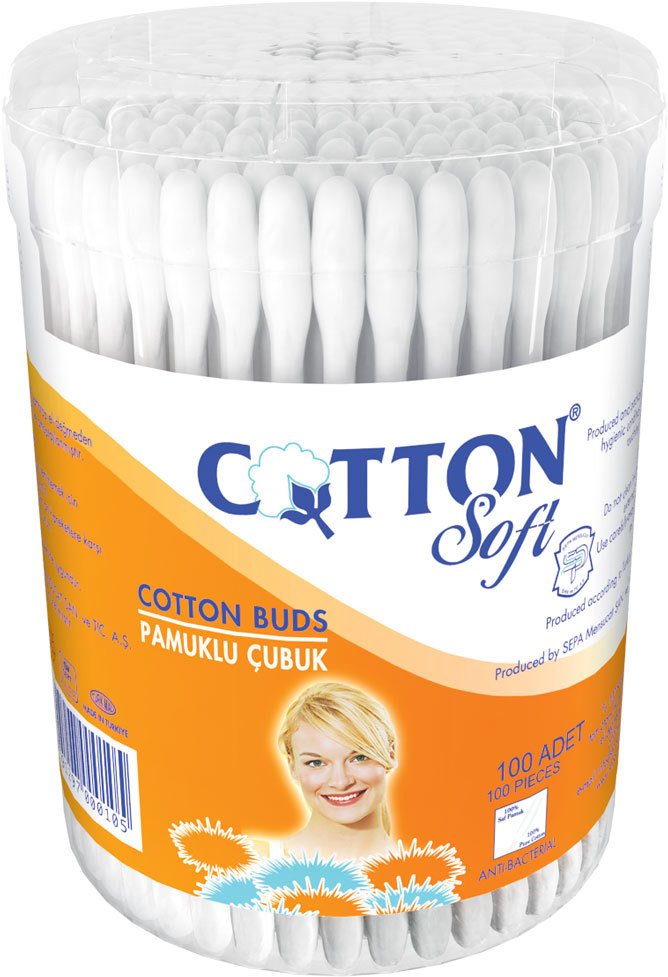 [100SET] نكاشة تنظيف أذن cotton soft